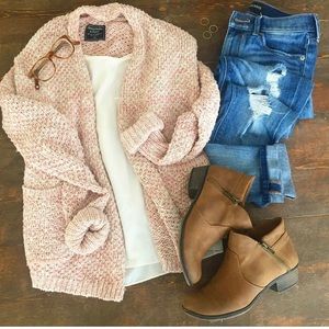 Abercrombie Easy Open-Front Cardigan XS